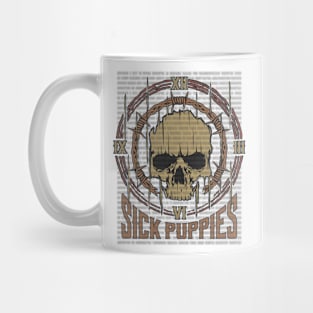 Sick Puppies Vintage Skull Mug